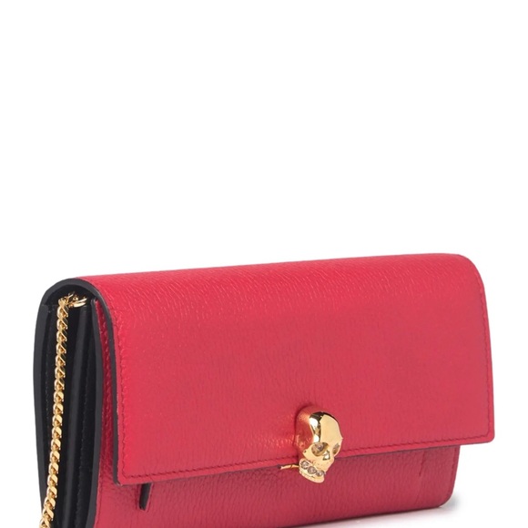 ALEXANDER MCQUEEN
Skull Leather Wallet On A Chain pink - Picture 2 of 6